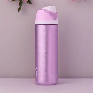 Owala Purple Glitter Water Bottle – Leak Proof, Insulated, BPA Free 32OZ