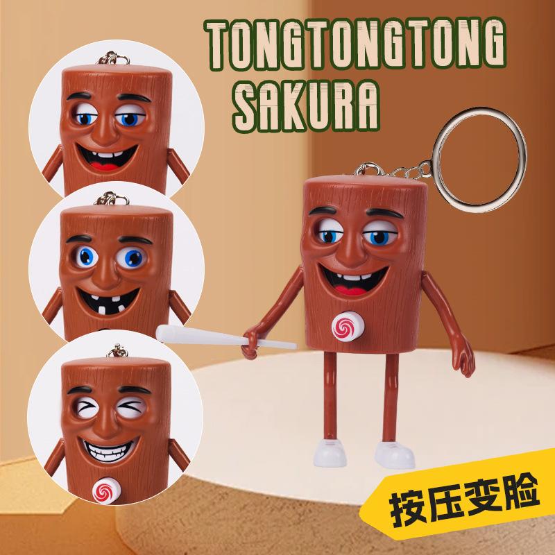 Shanhaijing Face-Changing Stick Stress Relief Toy Keychain Pendant Gift Funny