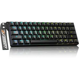 EK60 HE Rapid Trigger Gaming Keyboard Wired, 0.01mm RT Accuracy Adjustable, Hall Effect   Hot Swappable, SOCD, 8000Hz Polling, RGB Backlit, 60% Compact Design for Laptop/PC