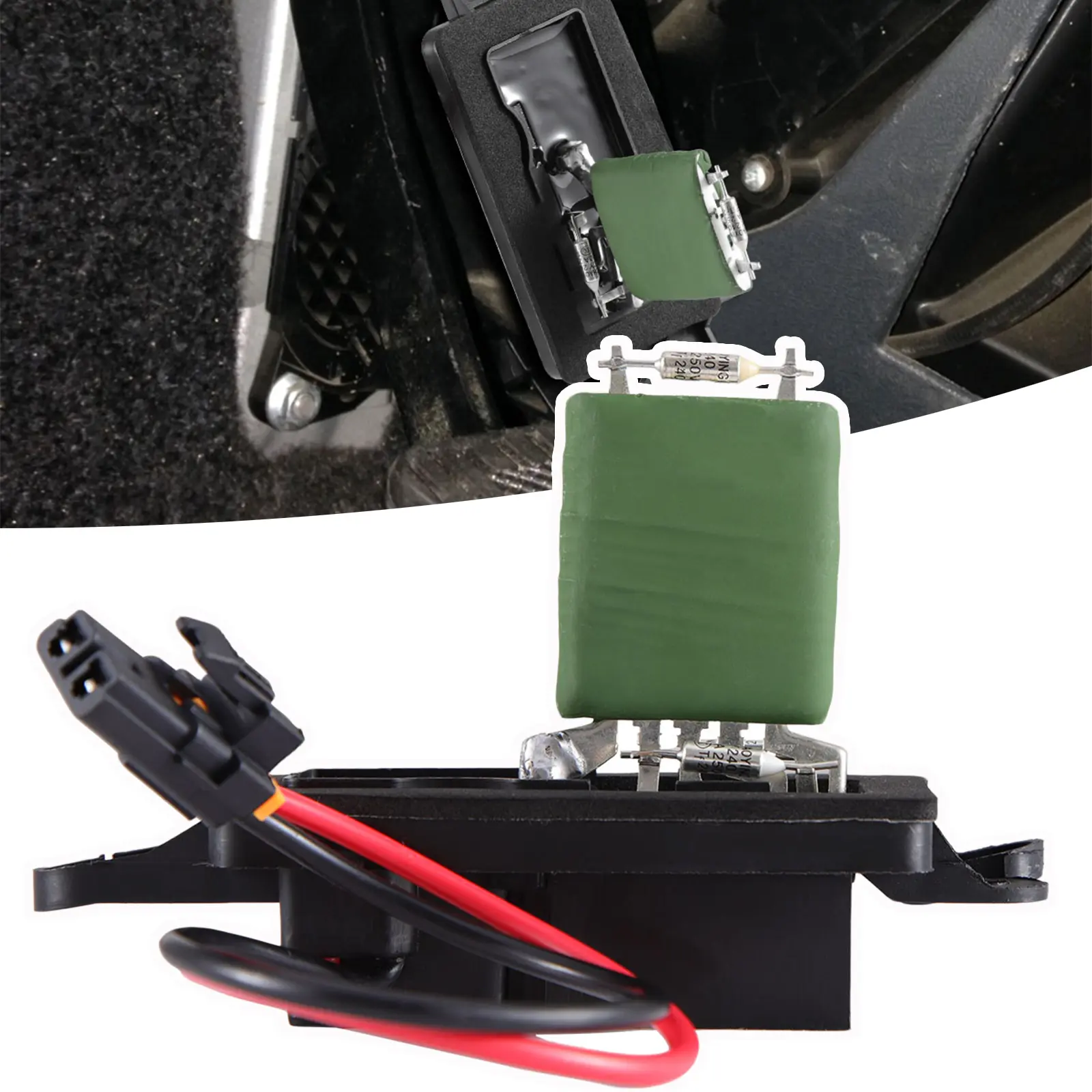HVAC Heater Blower Motor Resistor OE 89019088 – Replacement Fan Speed Control for Chevy Silverado 1500/2500 & GMC Sierra