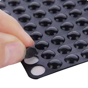 Anti-Collision Particle Silicone Furniture Pad, 100pcs Self Adhesive Anti-Collision Buffer Protector Pad, Furniture Hardware for Home Office Damage