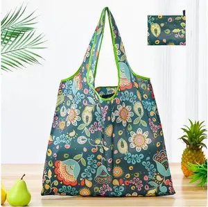 4pc Large Capacity Foldable Portable Supermarket Shopping Bag mixed