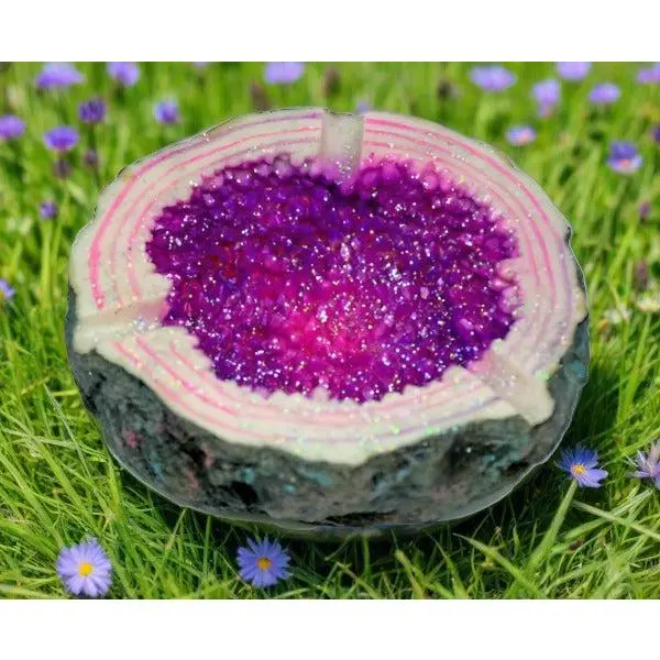 Purple Crystal Ashtray