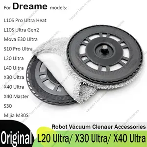 Dreame L20 Ultra/ X30 Ultra/ X40 Ultra/ L10S Pro Ultra Heat/ L10S Ultra Gen2/ Mijia M30S Mop Mount, Compatible Carpet Auto Lift Mop Tray Robot Vacuum Cleaner Spare Parts Mop Holder Replacement
