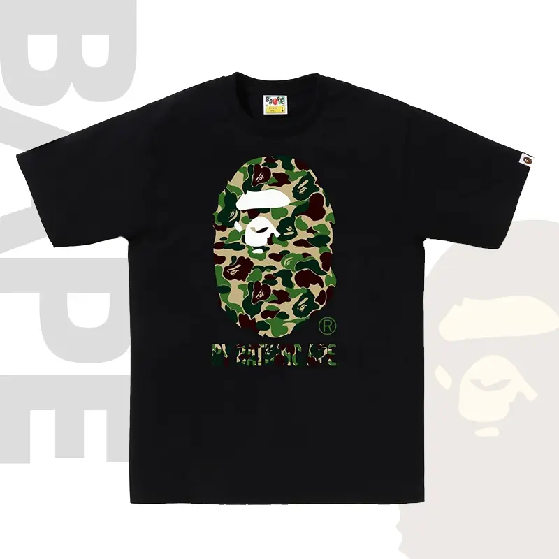 BAPE 1st Camo Ape Head Tee Men Women Unisex Oversized Streetwear Cotton Short Sleeve T-Shirt Green Camouflage Graphic Tee