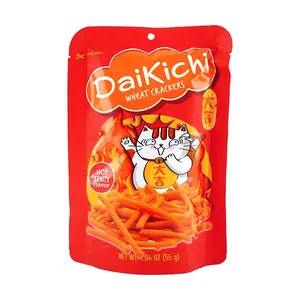 DAIKICHI Spicy Mala Flavor Wheat Snack Sticks 55g - Authentic Thai Taste, Crispy & Flavorful
