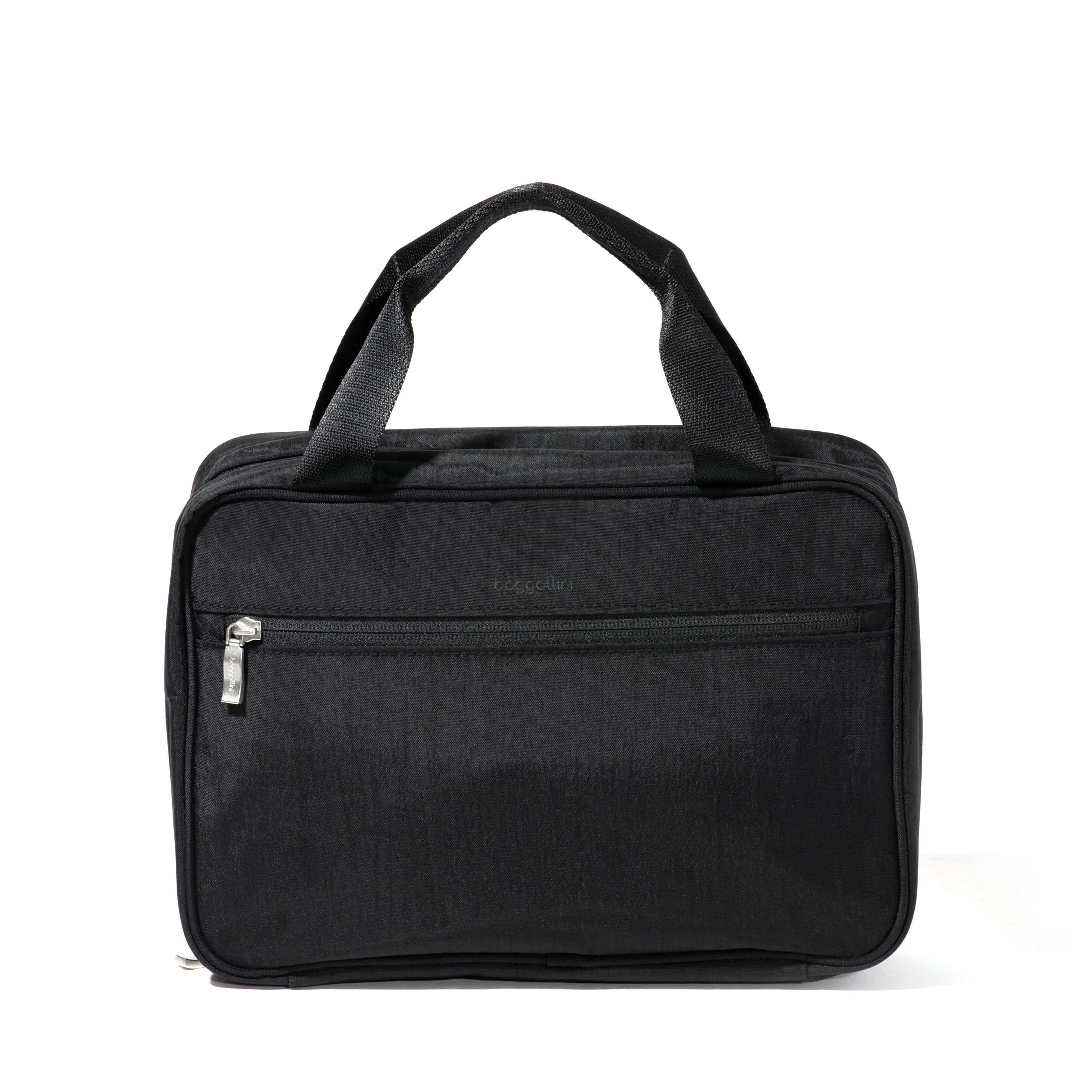 Baggallini Large Hanging Toiletry Travel Bag, Polyester Cosmetic Organizer with Removable Wash Bag and Zipper Closure, Toiletries Travel Bag, Travel Cosmetic Bag
