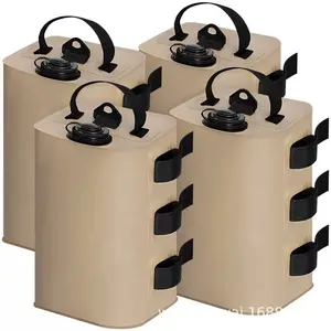 Outdoor portable round square tent, weighted fixed artifact, water bag, sandbag, sun umbrella, greenhouse