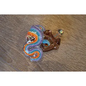 ACE Glass Rainbow Unicorn Flatback Pendant
