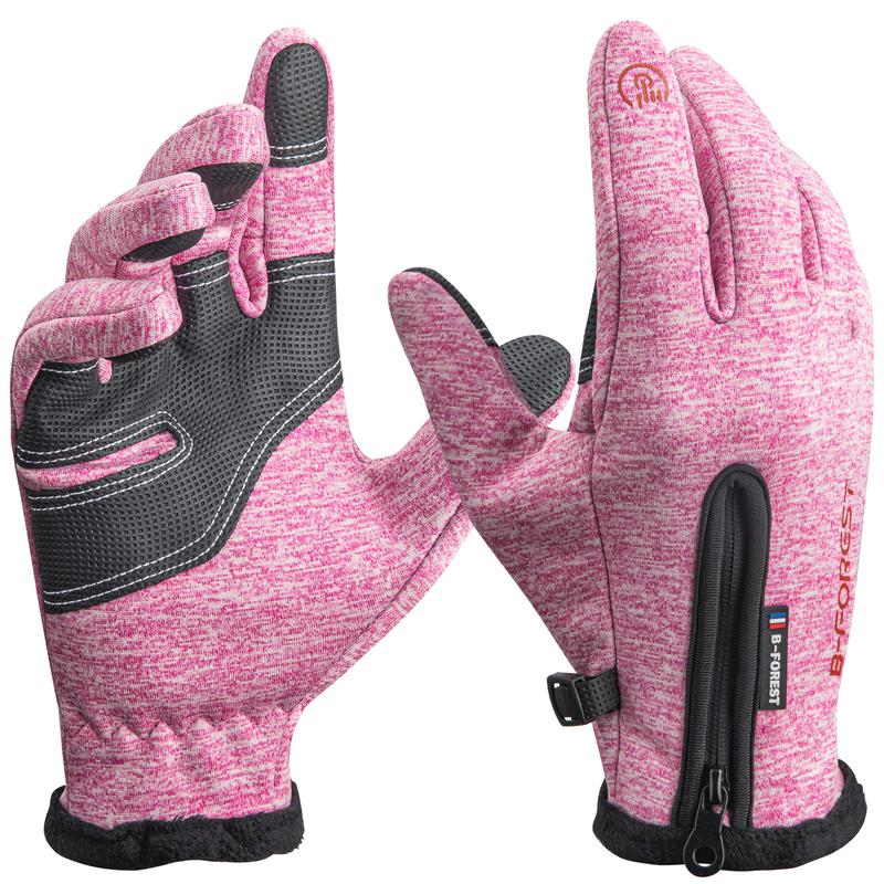 100% Waterproof Winter Gloves -30℉ Warm Windproof All Fingers Touch Screen Gloves for Men Skiing and Outdoor Work