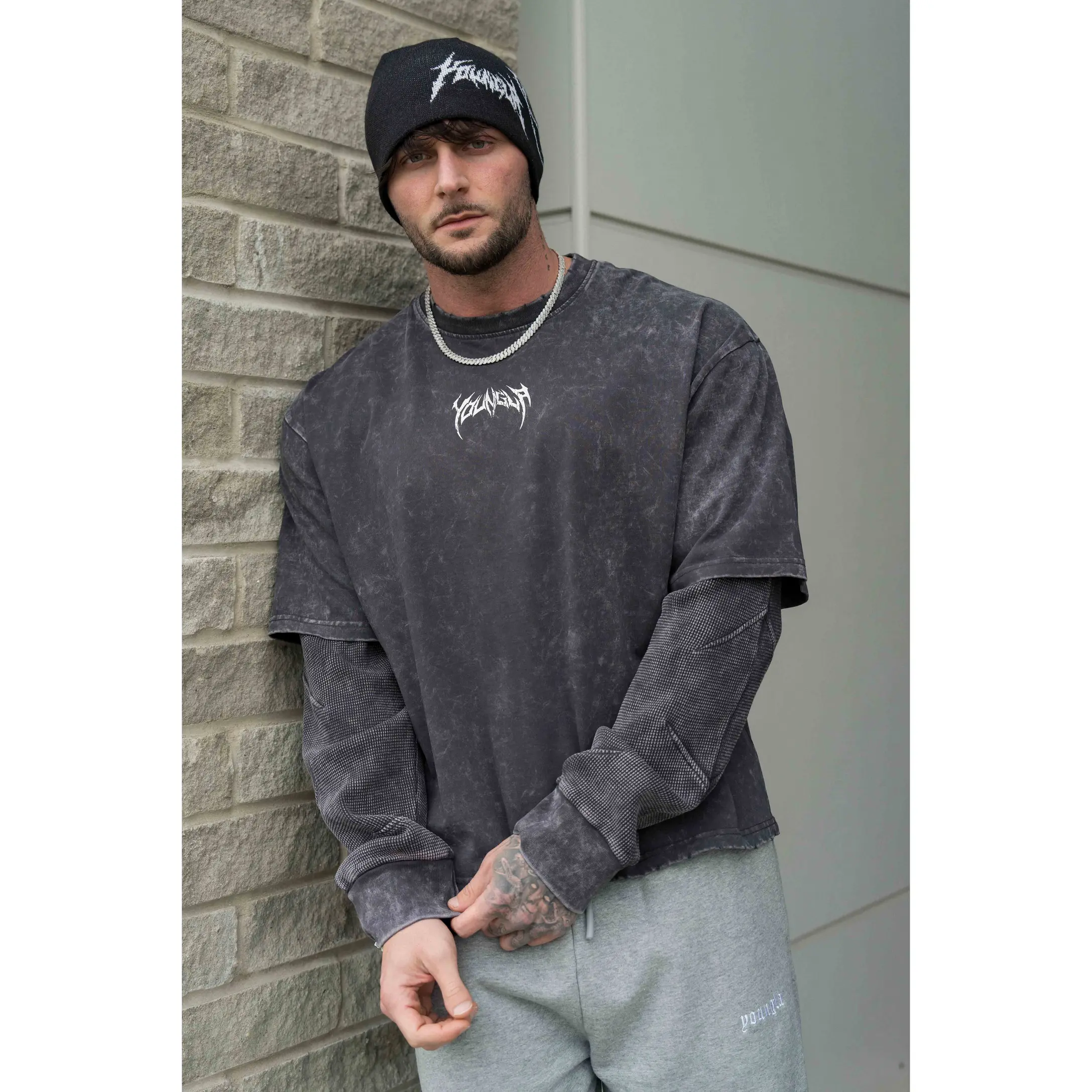 8006 - Shadow Twofer Longsleeves - TikTok Shop
