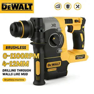 DEWALT DCH273 Brushless Cordless Rotary Hammer Drill For Wall Drilling Concrete Breaking Masonry Drilling Construction Renovation Lightweight Body Shock Absorption Structure Multi Function Mode And Stable Power Performance