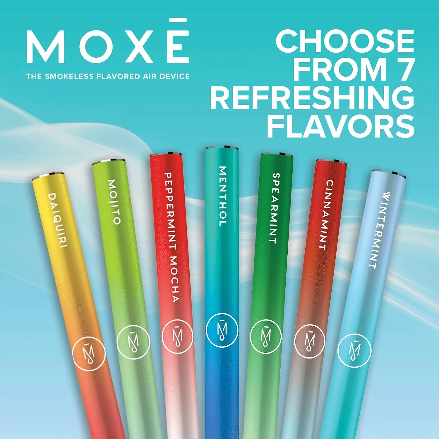 [Best-selling product] MOXE Natural Menthol Smokeless Inhaler, Non-Electric Craving Relief, 1 PK | Long-Lasting Aromatherapy Flavored Air Oral Fixation Support, On-the-Go Craving Relief, Cooling Sensation, No Batteries