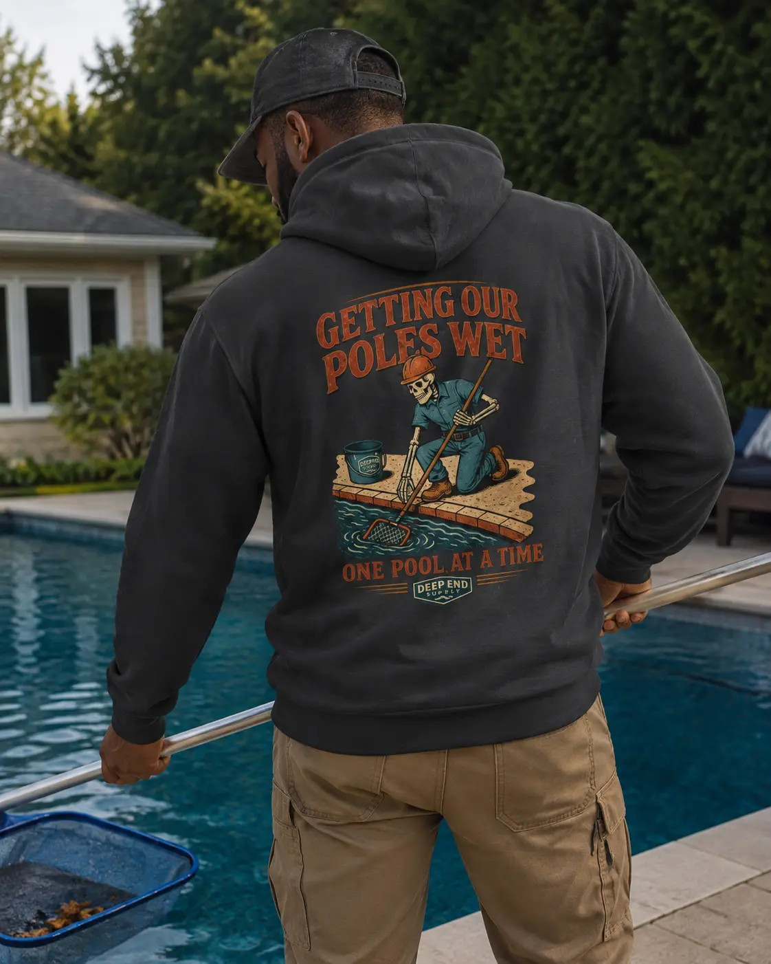 Getting Poles Wet Hoodie
