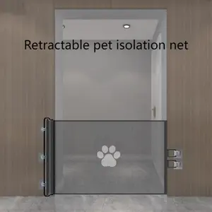 Adjustable Pet Barrier Door - Durable Matte Finish, Expandable, Tool-free Assembly for Hallways and Doorways