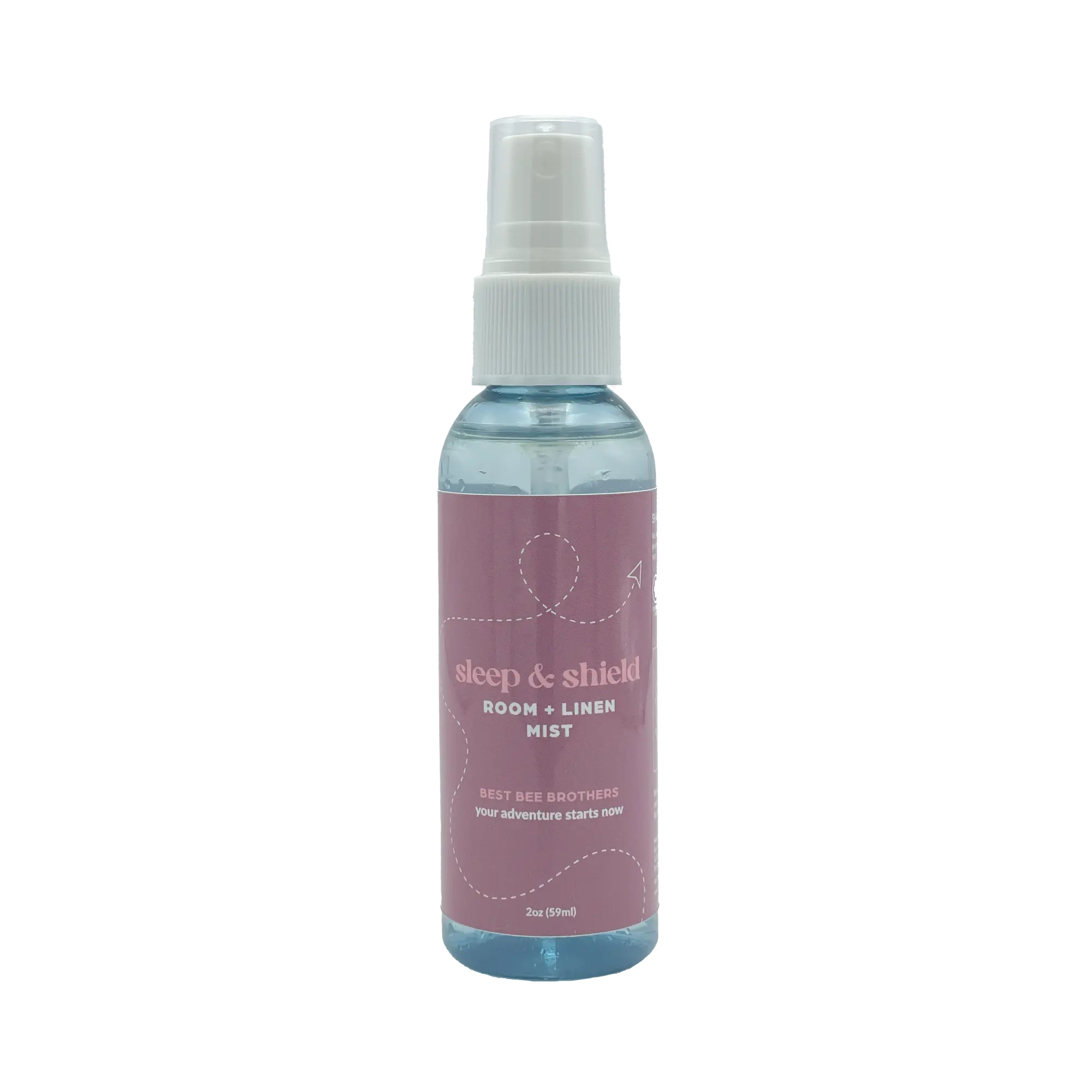 Best Bee Brothers Sleep & Shield Calming Fragrance Scent Freshener Atomizer Fragrant Room Spray - 2oz Travel Size, Cedarwood-Peppermint-Rosemary Aroma, Plant-Based Oils, Non-Staining, TSA Approved, All Natural