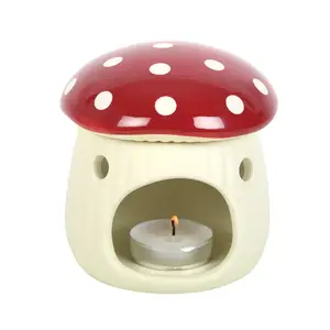 Mushroom Tealight Wax Warmer - High Quality Wax Warmers for Wax Melts, Compatible with illuminatedbymia Gel Wax Melts, Decorative Wax Warmers for Wax Melts