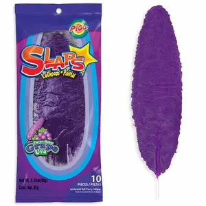 Dulces Pigui Slaps Flavor Paletas Mexican Candy (10 Lollipops) (Buy 1 Get 2 )