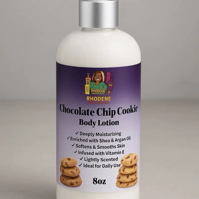 Chocolate chip cookie body lotion