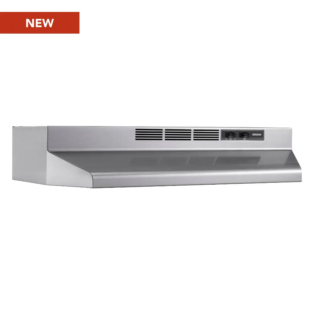 Broan-Nutone 4124SF 24 in. Ductless Under-Cabinet Range Hood - Stainless Finish