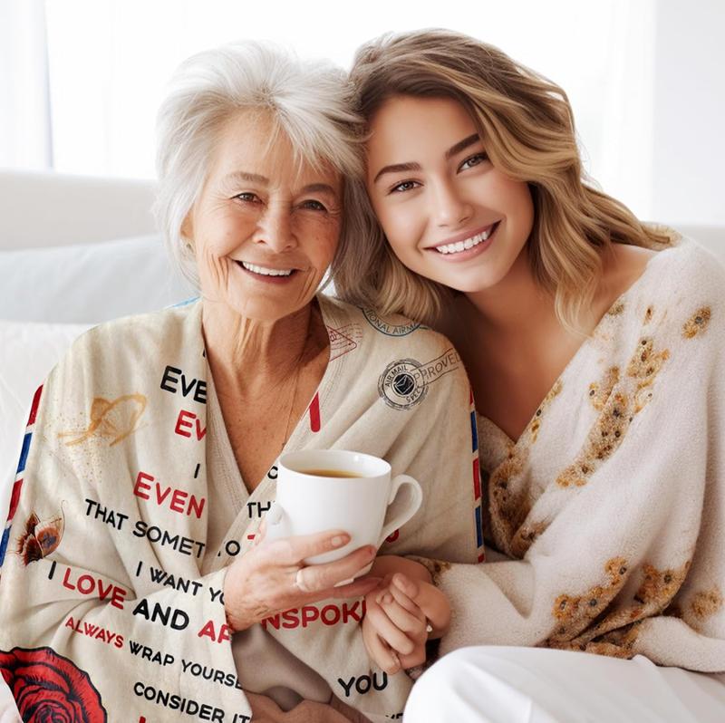 Blanket for Mom from Daughter Son,Valentines Day Unique Mom Birthday Gifts Soft hellokittyblankets