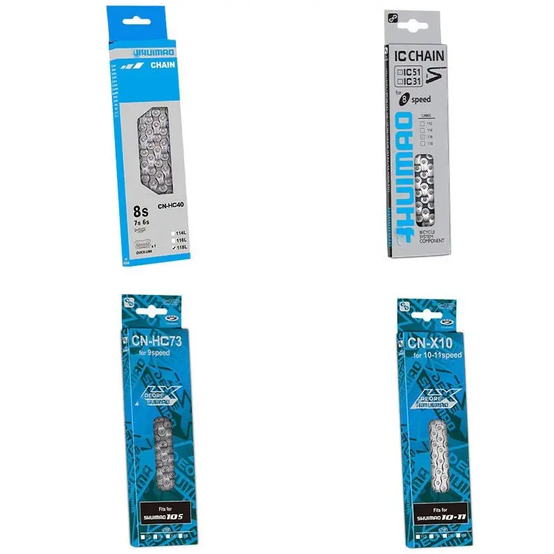 Bicycle Chains for 6/7/8/9/10-speed bikes, quick-link bicycle chains, high-strength alloy steel mountain bike chains—durable and corrosion-resistant, suitable for off-road mountain biking