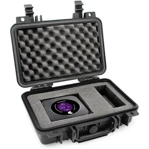 CASEMATIX Waterproof Storage Case Compatible with NETGEAR Nighthawk M1/M5 Mobile Hotspot Router - Airtight Protection with Dual Locks & Padlock Holes - Safety Organizer
