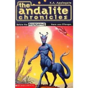 USED Book - The Andalite Chronicles (Elfangor's Journey, Alloran's Choice, An Alien Dies) - Animorphs by Katherine Applegate (Paperback) - english