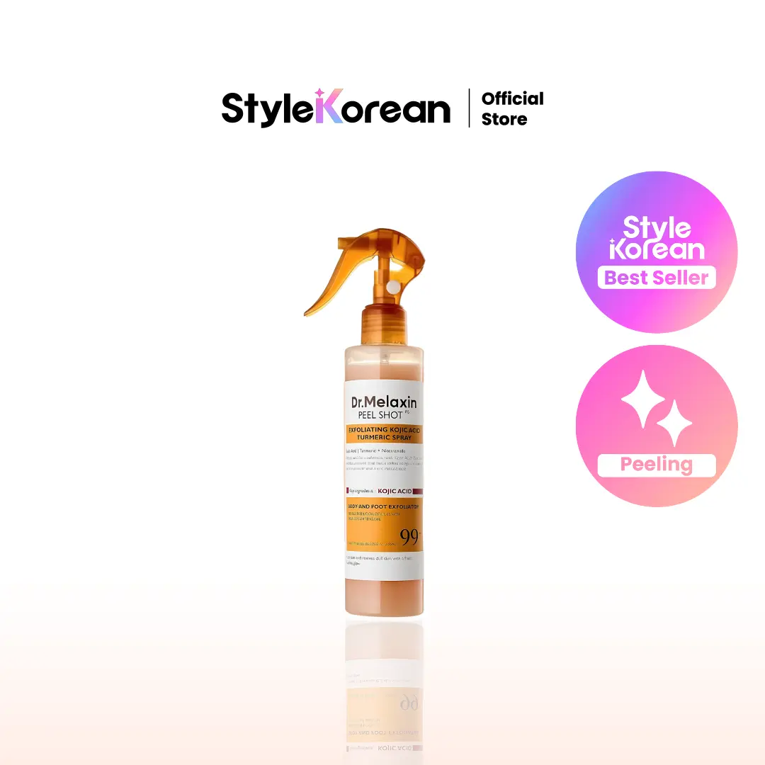 [Dr.Melaxin] Peel Shot Kojic Acid Turmeric Spray 200ml - Reveal Smooth, Radiant skin