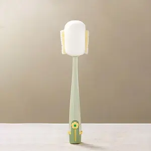 Long Handle Multi-Functional Five-In-One Water Bottle Cleaning Brush, Insulated Cup Lid Scraper, Baby Bottle Cleaner Tool