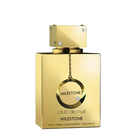 Unisex Armaf Club De Nuit Milestone Regular Edition EDP Body Perfume Spray - 3.6 fl oz Alcohol-Based Liquid, Aquatic-Woody Citrus Aromatic, 36-Month Long-Lasting, Musk-Powder Violet Amber Notes, Made in France, Elegant Adults Fragrance