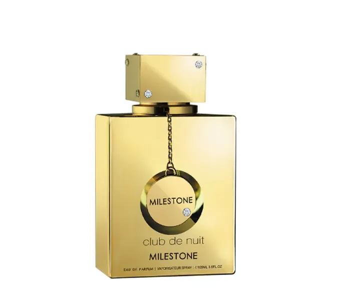 Armaf Club De Nuit Milestone Regular Edition Unisex EDP Perfume - 3.6 oz Long-Lasting Marine-Citrus-Woody Aromatic Fragrance, Made in France, Musk-Powder Notes, Self Care Products for Smelling Good, Single Item, Fragrances, Adults, Liquid