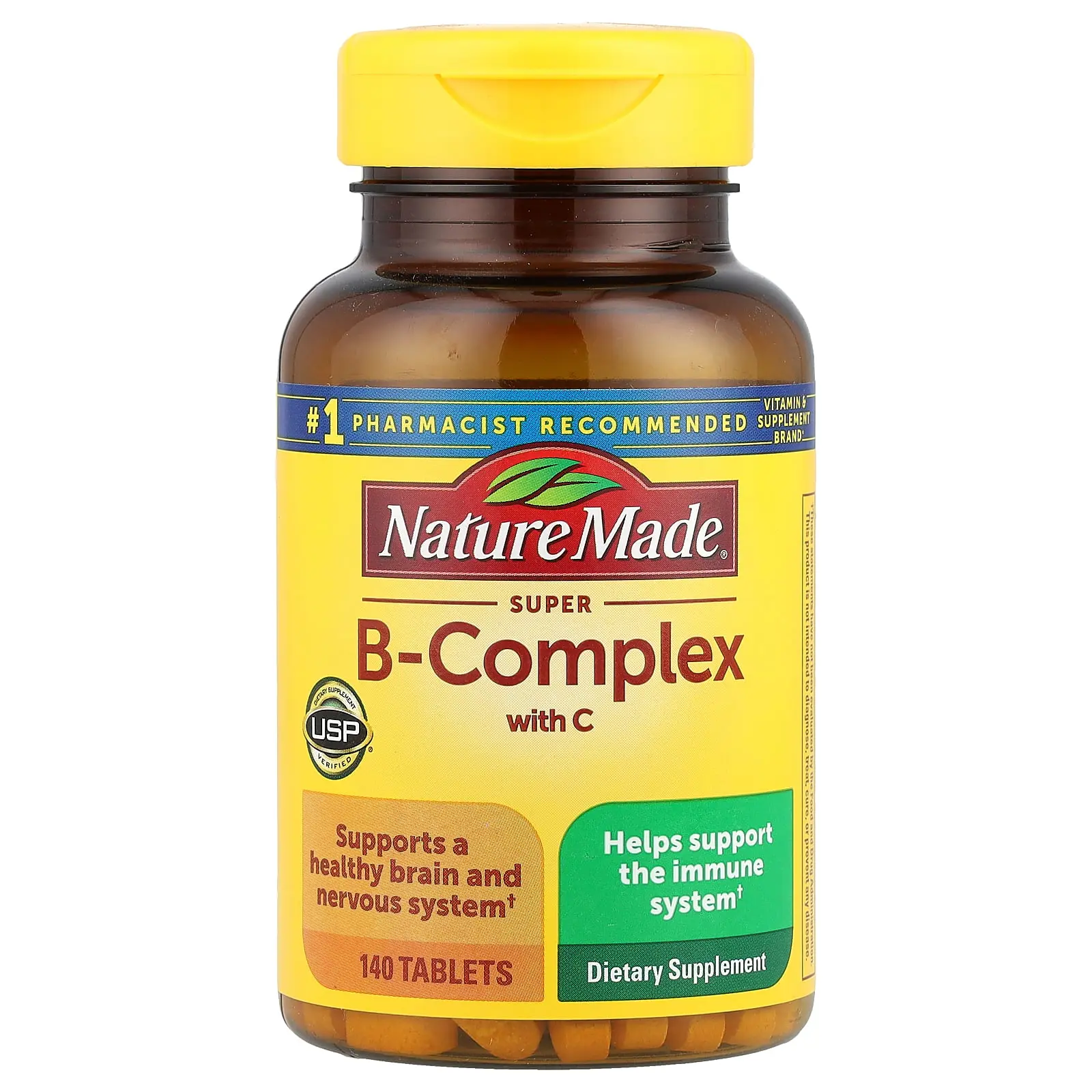 Nature Made Super B-Complex with Vitamin C, 140 Tablets Nature Made Super B-Complex with Vitamin C, 140 Tablets
