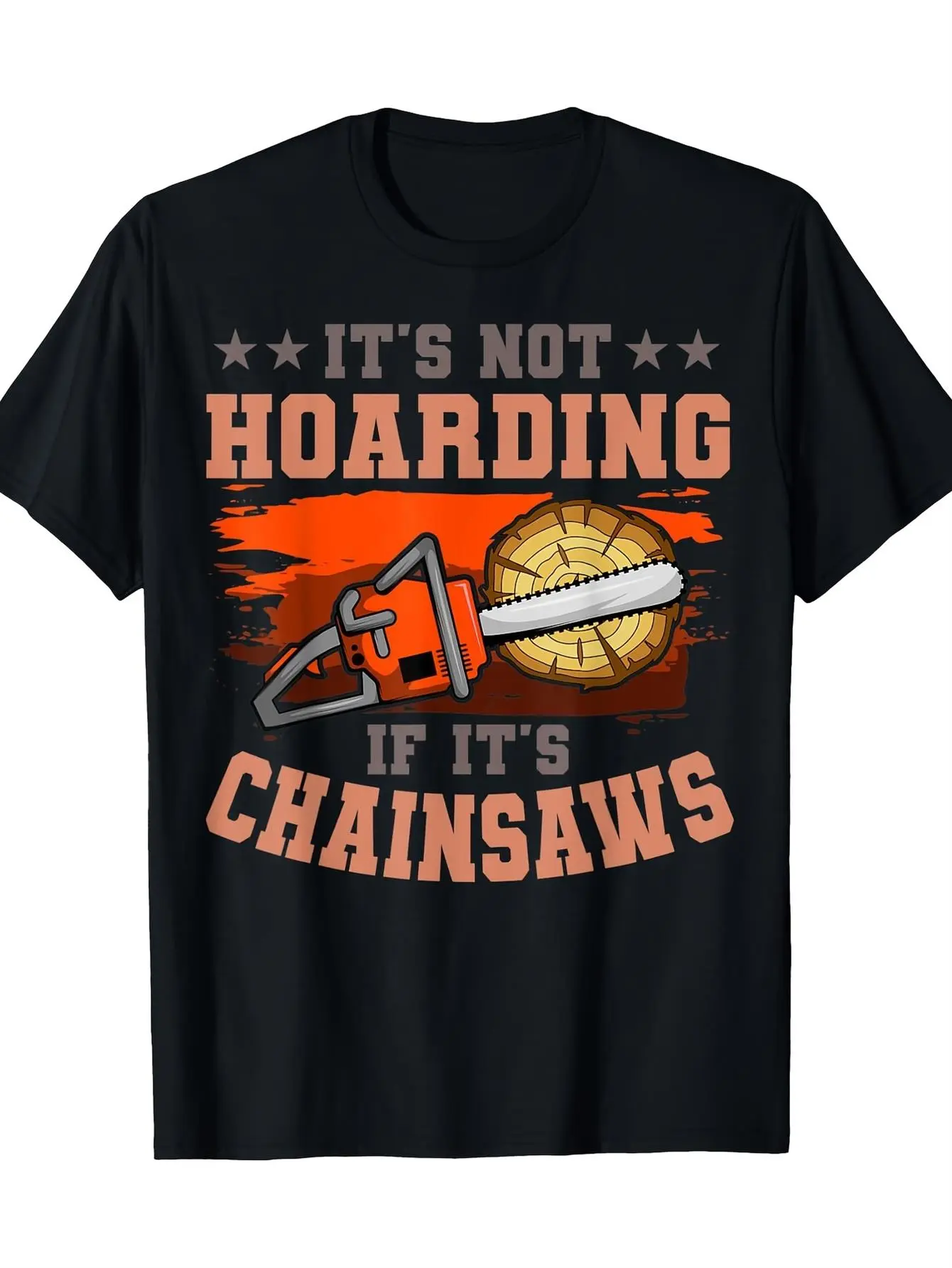 Chainsaw Operator Arborist Lumberjack Carpenter T- unisex soft cotton short sleeve t shirt, vintage graphic casual tee for men women teens, perfect birthday holiday gift for camping travel gym daily street  wear