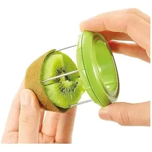 Fast Peel Any Fruit Or Soft Vegetable With Ease. Kiwi Slicer Peeler Pitter Scooper, Mango And Kimi Corer, Kiwi Fruit Scoop Kitchern Tool_Green