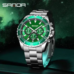 Men's Fashion Silver wristwatch — luminous function, water resistance, date display — The good choice for business and everyday wear tiktokshopspringglowup