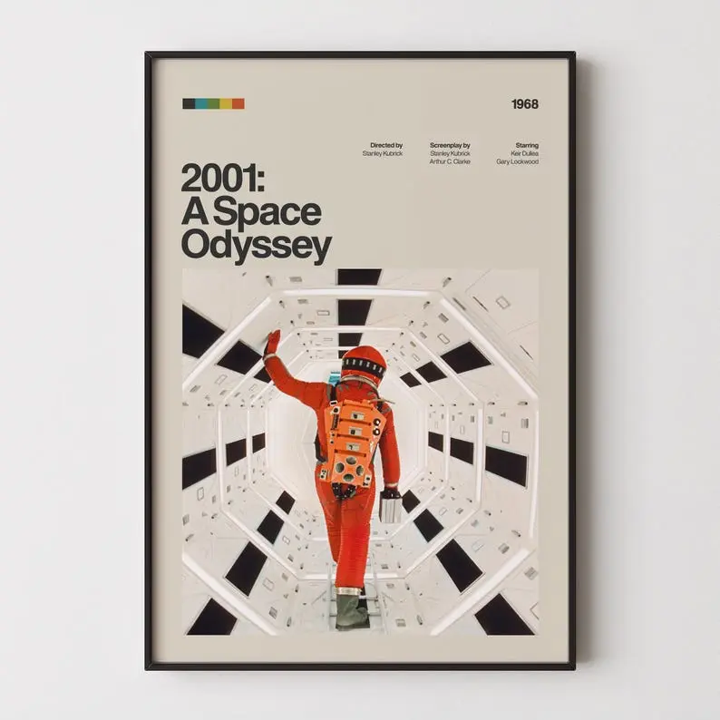 [Sale Up To 50%][No frame, Free Ship] 2001 A Space Odyssey Poster, 2001 A Space Odyssey Movie Print, 2001 A Space Odyssey Wall Art, 2001 A Space Odyssey Poster Print