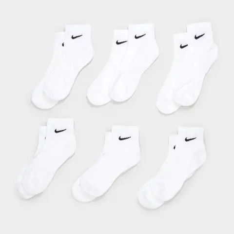 NIKE Everyday Plus Cushioned 6 Pack Training Low Socks