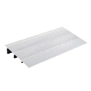 【FathersDayGift】 VEVOR Door Threshold Ramp, 3" Rise, 800 lbs Load Capacity, Door Ramp for Wheelchairs, Aluminum Threshold Ramp for Doorways, Adjustable Modular Threshold Ramp for Wheelchairs, Scooters, Power Chairs