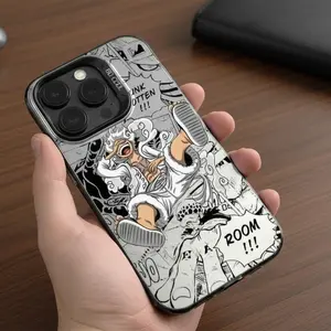 Manga Panel Aesthetic Phone Case – Anime Sketch Illustration iPhone Case Otaku Style