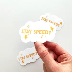 Stay Speedy Sticker | Running Stickers | Running Gifts