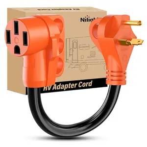 Nilight Dryer Adapter Cord 30 Amp to 30 Amp 3 Prong 125V 3750 Watt Pure Copper Old Dryer Outlet to New Dryer Plug Conversion Heavy Duty 10 Gauge Wire 10-30P to 14-30R 30M/30F