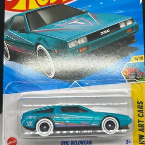 2025 hot wheel s DMC delorean hw art cars series