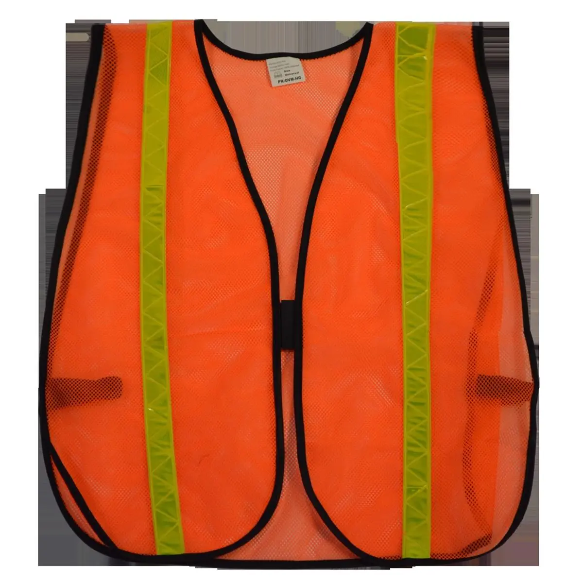 212 MAIN High Visibility Safety Vest, Mesh Construction, Orange-Yellow Color, High-Gloss Reflective Tapes, Universal Fit, High Visibility Vest