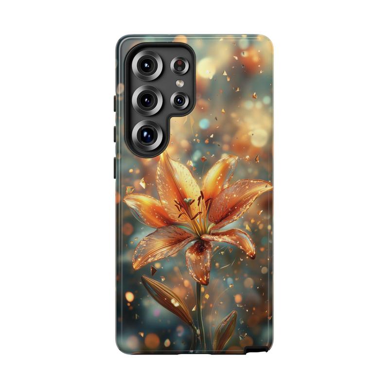 Radiant Tiger Lily Flower Cascade Phone Case for iPhone  – Lifetime Warranty PhoneIn102