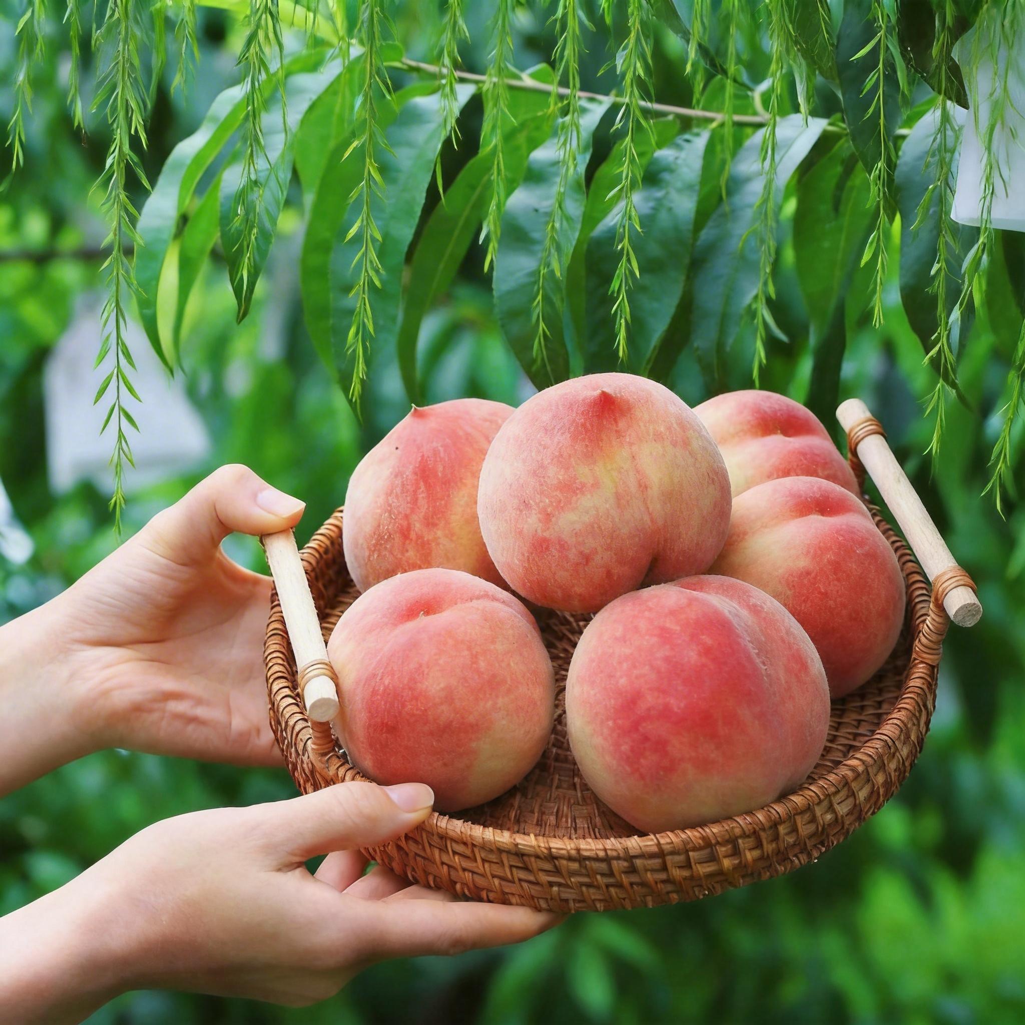 Peach Tree Saplings for Home Gardens and Orchards. Easy to Plant, Enjoy Sweet Peaches Grown at Home. Adaptable to Various Climates, Low Maintenance, for Healthy and Delicious Harvests! Peach Tree Saplings for Home Gardens and Orchards. Easy to Plant, Enjoy Sweet Peaches Grown at Home. Adaptable to Various Climates, Low Maintenance, for Healthy and Delicious Harvests!