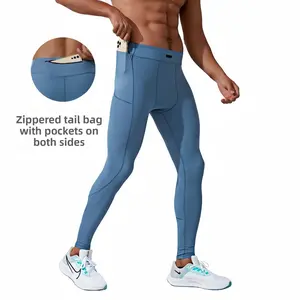 Running Leggings, Men's Sports High Stretch Compression Pants, Fitness Training Pants, Marathon Track Pants