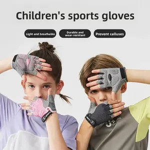 Children's climbing gloves cycling men's and women's outdoor sports roller skating horizontal bar anti-cocooning non-slip breathable sports gloves