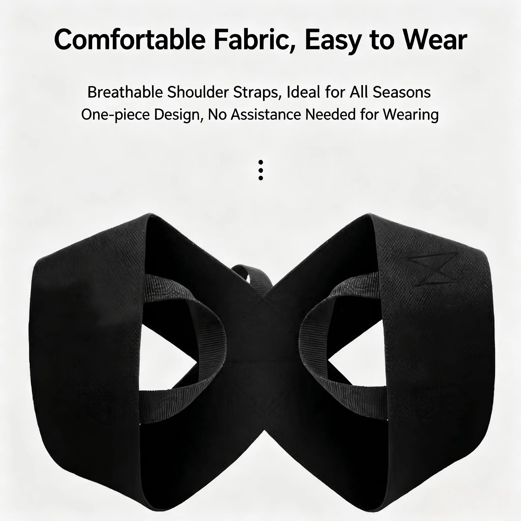 Open Shoulder Posture Corrector Strap, Fitness Back Support Brace for Gym, Workouts, and Daily Use, accessories