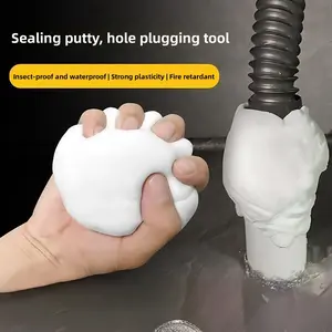 Sealant Mud for Home Use, Waterproof Hole Filler for Drain Pipes and Air Conditioning Holes, Factory Sealant Mud for Household Needs